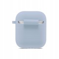 ETUI SILIKONOWE DO APPLE AIRPODS 1/2 COVER CASE KARABIŃCZYK - LIGHT PURPLE