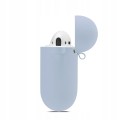 ETUI SILIKONOWE DO APPLE AIRPODS 1/2 COVER CASE KARABIŃCZYK - LIGHT PURPLE