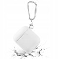 ETUI SILIKONOWE DO APPLE AIRPODS 1/2 COVER CASE KARABIŃCZYK - WHITE