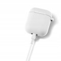 ETUI SILIKONOWE DO APPLE AIRPODS 1/2 COVER CASE KARABIŃCZYK - WHITE