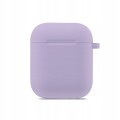 ETUI SILIKONOWE DO APPLE AIRPODS 1/2 COVER CASE KARABIŃCZYK - PURPLE