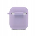 ETUI SILIKONOWE DO APPLE AIRPODS 1/2 COVER CASE KARABIŃCZYK - PURPLE