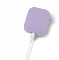 ETUI SILIKONOWE DO APPLE AIRPODS 1/2 COVER CASE KARABIŃCZYK - PURPLE