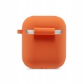 ETUI SILIKONOWE DO APPLE AIRPODS 1/2 COVER CASE KARABIŃCZYK - ORANGE