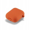 ETUI SILIKONOWE DO APPLE AIRPODS 1/2 COVER CASE KARABIŃCZYK - ORANGE
