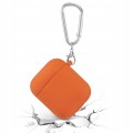 ETUI SILIKONOWE DO APPLE AIRPODS 1/2 COVER CASE KARABIŃCZYK - ORANGE