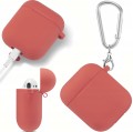 ETUI SILIKONOWE DO APPLE AIRPODS 1/2 COVER CASE KARABIŃCZYK - ROSE RED