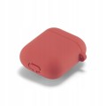 ETUI SILIKONOWE DO APPLE AIRPODS 1/2 COVER CASE KARABIŃCZYK - ROSE RED