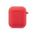 ETUI SILIKONOWE DO APPLE AIRPODS 1/2 COVER CASE KARABIŃCZYK - RED