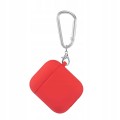 ETUI SILIKONOWE DO APPLE AIRPODS 1/2 COVER CASE KARABIŃCZYK - RED