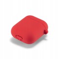 ETUI SILIKONOWE DO APPLE AIRPODS 1/2 COVER CASE KARABIŃCZYK - RED