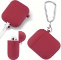 ETUI SILIKONOWE DO APPLE AIRPODS 1/2 COVER CASE KARABIŃCZYK - ROSE
