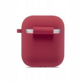 ETUI SILIKONOWE DO APPLE AIRPODS 1/2 COVER CASE KARABIŃCZYK - ROSE