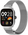 PASEK BRANSOLETA Z WBUDOWANYM ETUI DO XIAOMI REDMI WATCH 4 - SREBRNY