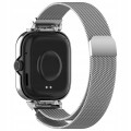 PASEK BRANSOLETA Z WBUDOWANYM ETUI DO XIAOMI REDMI WATCH 4 - SREBRNY