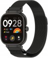 PASEK BRANSOLETA Z WBUDOWANYM ETUI DO XIAOMI REDMI WATCH 4 - CZARNY
