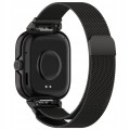 PASEK BRANSOLETA Z WBUDOWANYM ETUI DO XIAOMI REDMI WATCH 4 - CZARNY