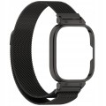 PASEK BRANSOLETA Z WBUDOWANYM ETUI DO XIAOMI REDMI WATCH 4 - CZARNY