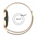 PASEK BRANSOLETA Z WBUDOWANYM ETUI DO XIAOMI REDMI WATCH 4 - CZARNY