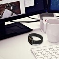 PASEK BRANSOLETA Z WBUDOWANYM ETUI DO XIAOMI REDMI WATCH 4 - CZARNY