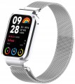 PASEK BRANSOLETA Z WBUDOWANYM ETUI DO XIAOMI MI BAND 8 PRO - SREBRNY