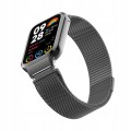 PASEK BRANSOLETA Z WBUDOWANYM ETUI DO XIAOMI MI BAND 8 PRO - CZARNY