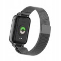 PASEK BRANSOLETA Z WBUDOWANYM ETUI DO XIAOMI MI BAND 8 PRO - CZARNY