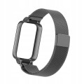 PASEK BRANSOLETA Z WBUDOWANYM ETUI DO XIAOMI MI BAND 8 PRO - CZARNY