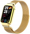 PASEK BRANSOLETA Z WBUDOWANYM ETUI DO XIAOMI MI BAND 8 PRO - ZŁOTY
