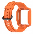 MOCNY PASEK Z ETUI DO XIAOMI REDMI WATCH 2 LITE / MI WATCH LITE - POMARAŃCZOWY
