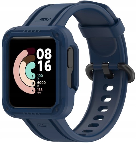 MOCNY PASEK Z ETUI DO XIAOMI REDMI WATCH 2 LITE / MI WATCH LITE - NIEBIESKI