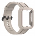 MOCNY PASEK Z ETUI DO XIAOMI REDMI WATCH 2 LITE / MI WATCH LITE - BEŻOWY