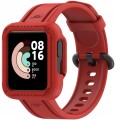MOCNY PASEK Z ETUI DO XIAOMI REDMI WATCH 2 LITE / MI WATCH LITE - CZERWONY