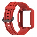MOCNY PASEK Z ETUI DO XIAOMI REDMI WATCH 2 LITE / MI WATCH LITE - CZERWONY