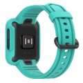 MOCNY PASEK Z ETUI DO XIAOMI REDMI WATCH 2 LITE / MI WATCH LITE - TURKUSOWY