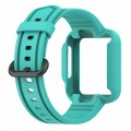 MOCNY PASEK Z ETUI DO XIAOMI REDMI WATCH 2 LITE / MI WATCH LITE - TURKUSOWY