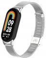 BRANSOLETA DO XIAOMI SMART MI BAND 8/9/10 WYGODNY PASEK - SREBRNY