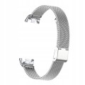 BRANSOLETA DO XIAOMI SMART MI BAND 8/9/10 WYGODNY PASEK - SREBRNY
