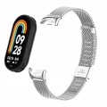 BRANSOLETA DO XIAOMI SMART MI BAND 8/9/10 WYGODNY PASEK - SREBRNY