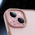 SZKŁO OSŁONA NA OBIEKTYW APARAT ALUMINIUM DO IPHONE 15/15 PLUS - RÓŻOWY