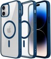 ETUI DO IPHONE 11 PRZEŹROCZYSTE MAGNETYCZNE DO MAGSAFE | GRANATOWY