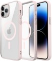 ETUI DO IPHONE 12 PRO MAX PRZEŹROCZYSTE MAGNETYCZNE DO MAGSAFE | RÓŻOWY
