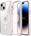 ETUI DO IPHONE 15 PRZEŹROCZYSTE MAGNETYCZNE DO MAGSAFE | RÓŻOWY