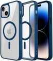 ETUI DO IPHONE 15 PRZEŹROCZYSTE MAGNETYCZNE DO MAGSAFE | GRANATOWY