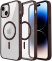 ETUI DO IPHONE 15 PRZEŹROCZYSTE MAGNETYCZNE DO MAGSAFE | BORDOWY
