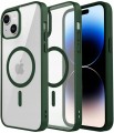ETUI DO IPHONE 15 PRZEŹROCZYSTE MAGNETYCZNE DO MAGSAFE | ZIELONY