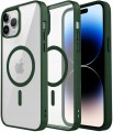 ETUI DO IPHONE 15 PRO MAX PRZEŹROCZYSTE MAGNETYCZNE DO MAGSAFE | ZIELONY