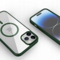 ETUI DO IPHONE 11 PRO PRZEŹROCZYSTE MAGNETYCZNE DO MAGSAFE | ZIELONY