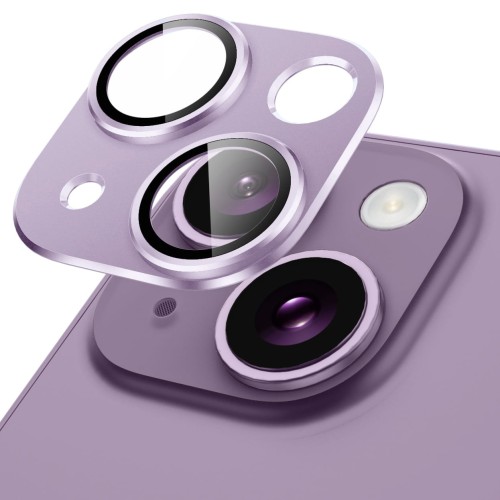 SZKŁO OSŁONA NA OBIEKTYW APARAT ALUMINIUM DO IPHONE 14/14 PLUS - PURPLE