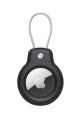 ETUI ZE STALOWĄ LINKĄ DO APPLE AIRTAG BRELOK CASE NA LOKALIZATOR - CZARNE